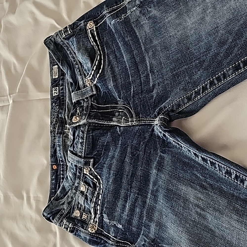 Miss Me jeans with bling. Size 28